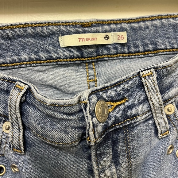 Rare Levis jeans with metal hole rivets - Picture 3 of 5